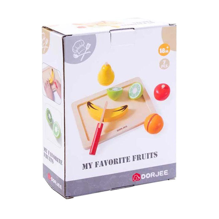 Houten snijset fruit