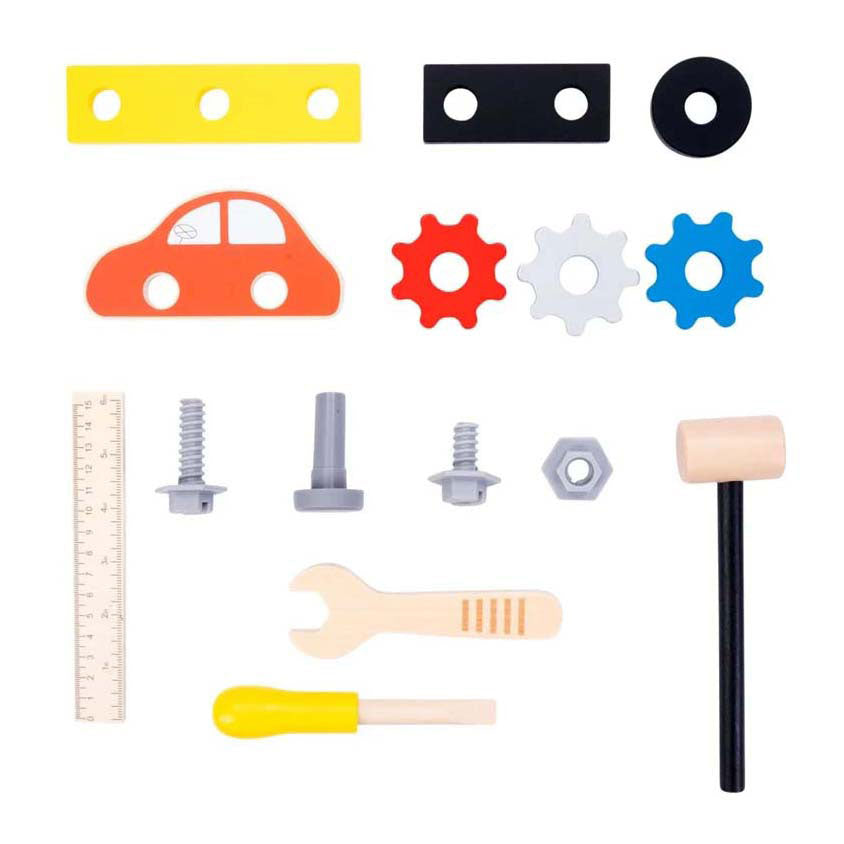 Dorjee Tool Box 33-piece Junior Wood Yellow