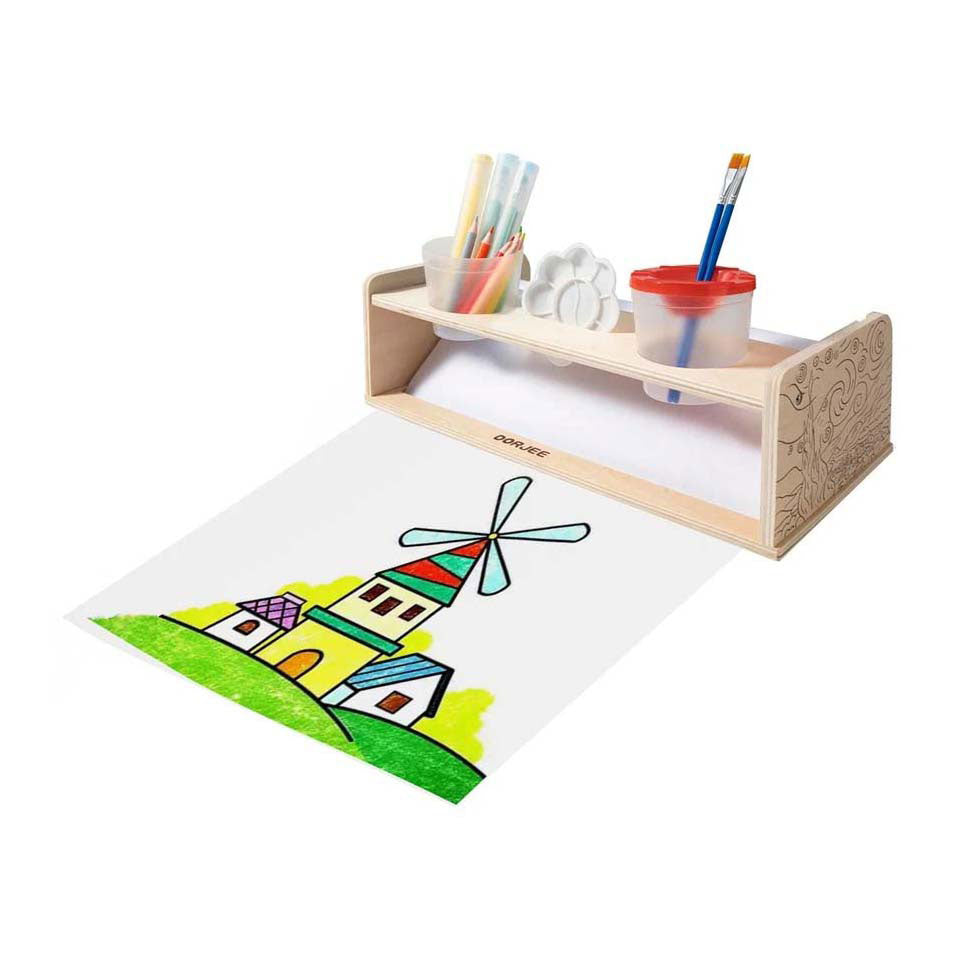 Houten papierrolhouder