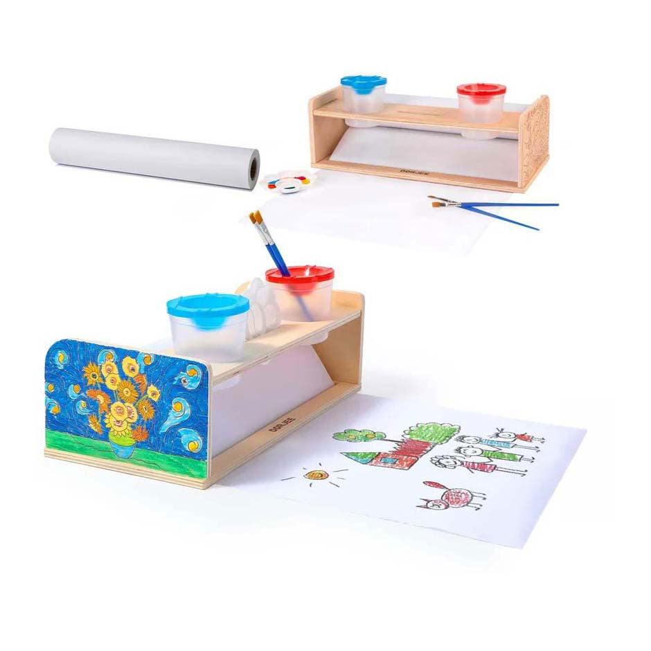 Houten papierrolhouder