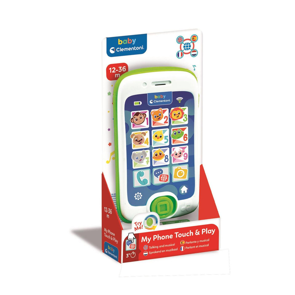 CLEMENTONI Baby Smartphone (NL) Touch Play