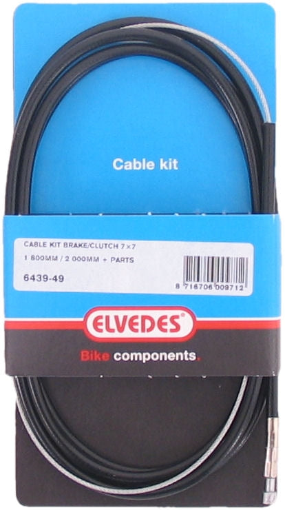 Elvedes Clutch Cable Complete Pear 49-wire (6439-49)