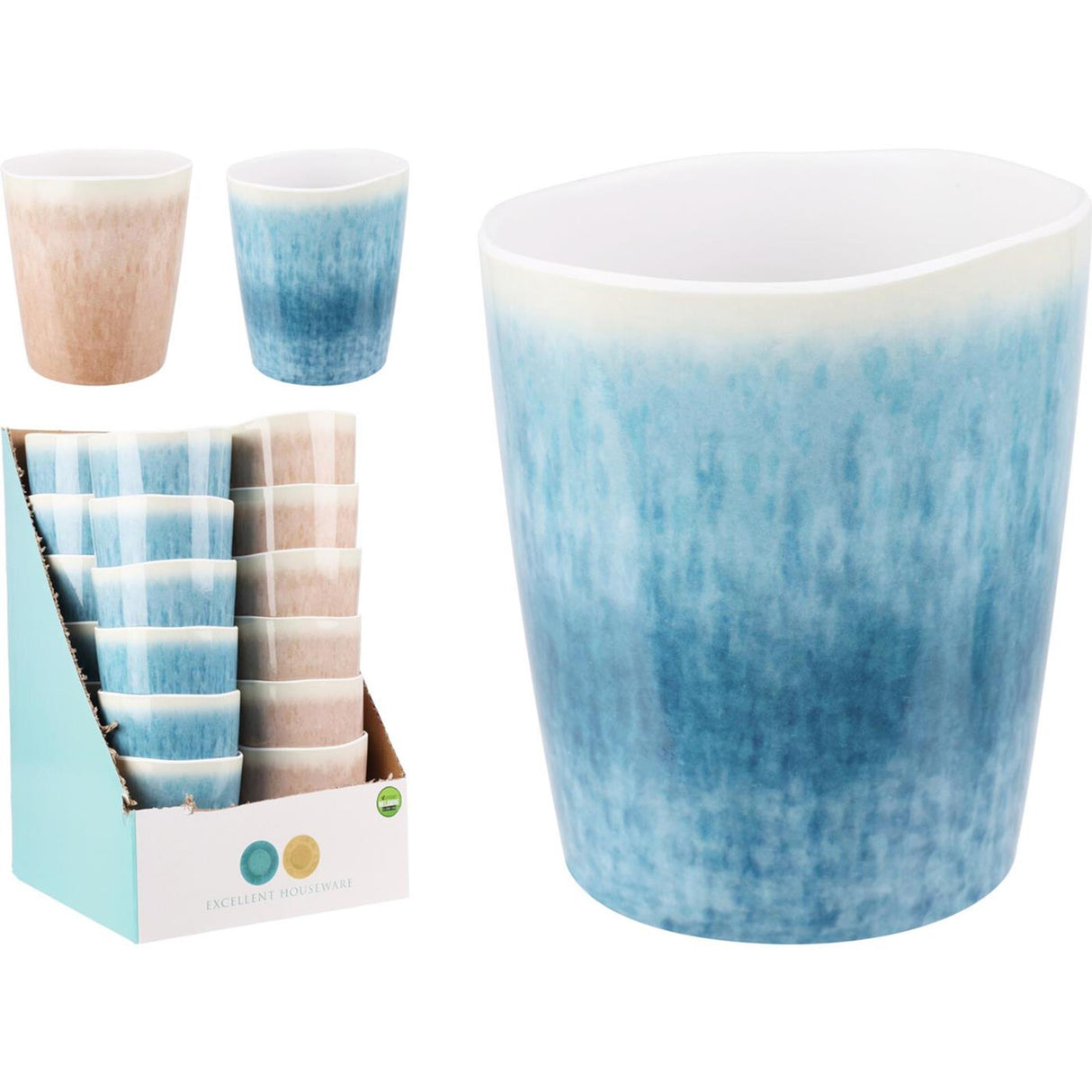 Excellent houseware beker melamine 9xh11cm