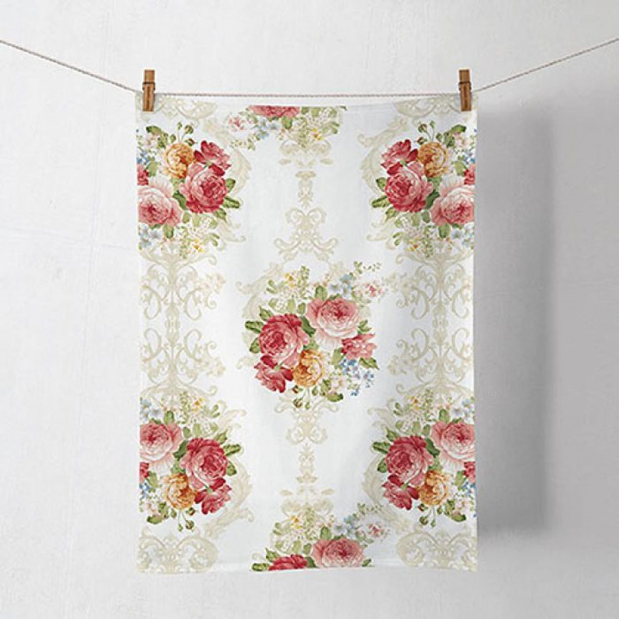 Ambiente theedoek sara cream 50x70cm