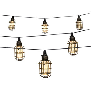 Garland d'éclairage de jardin sur l'énergie solaire 3,8 m