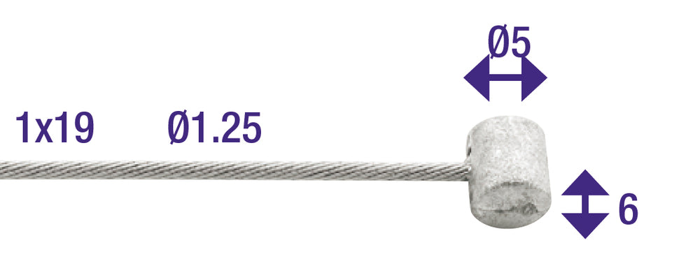 Elvedes Gear Inner Cable Moped 6408 2.00 meters (on map)
