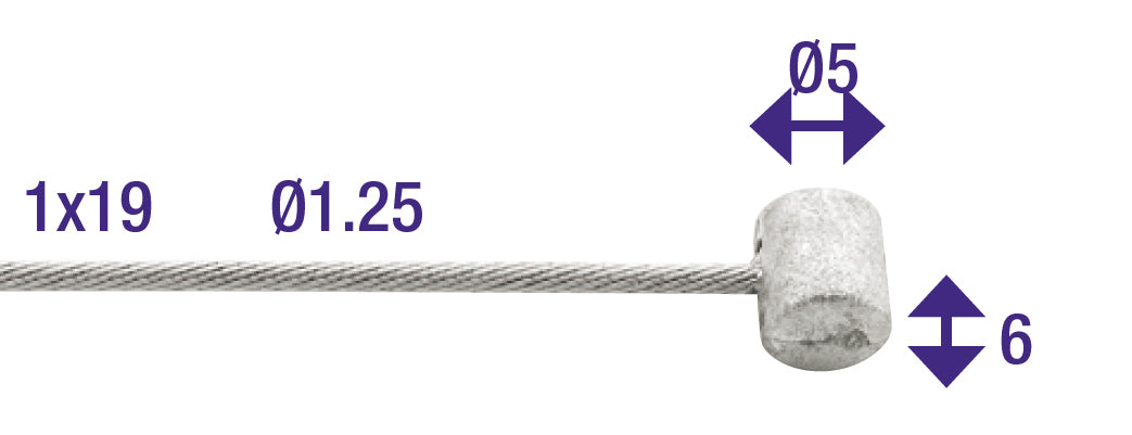 Elvedes Gear Inner Cable Moped 6408 2.00 meters (on map)
