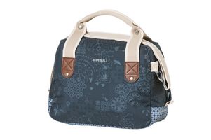 Basil Bohème City Bag-Blau, elegante Hand-, Schulter- und Lenkerbeutel, Wasserabnahme, 8 Liter Inhalt