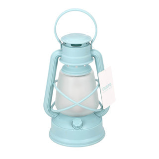No brand gusta led lantern on battery light blue 28 cm