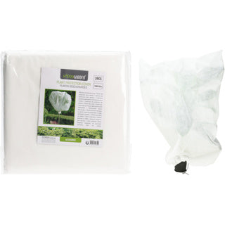 No Brand Pro Garden Plant Protective Cover 198x132 cm 2 pcs white