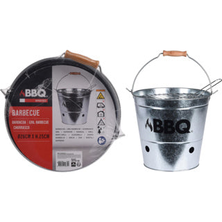 No brand BBQ bucket dia top 265 mm zinc