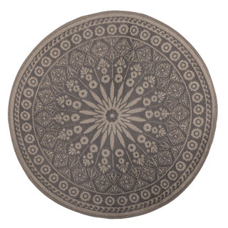 Esschert Design Garden Carpet Grey Round 170 cm