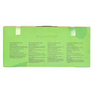 Pots en terre cuite avec de la ciboulette et des graines de basilic 13,5 cm