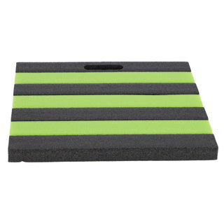 Knee mat 35 x 30 cm black green