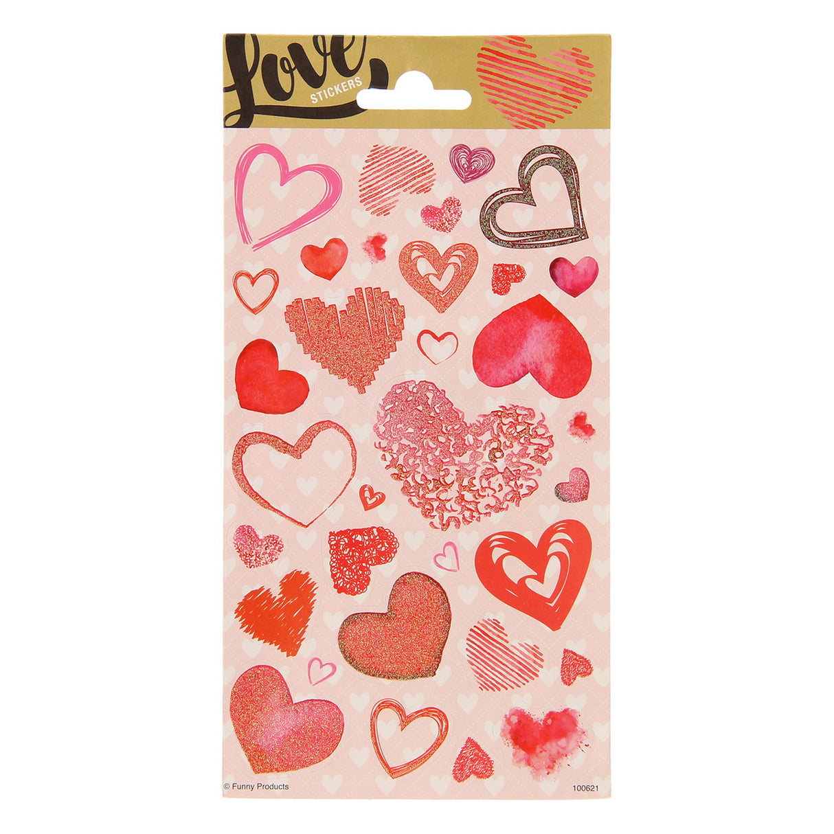 Totum sticker sheet twinkle - hearts