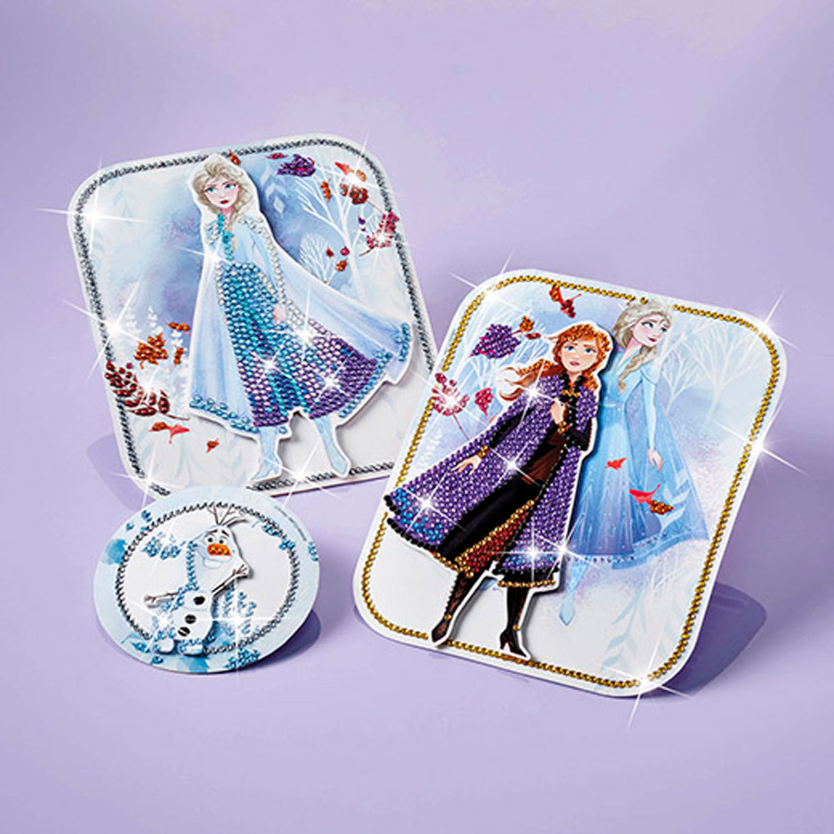 Totum Disney Frozen 2 - 3D cards with rhinestones