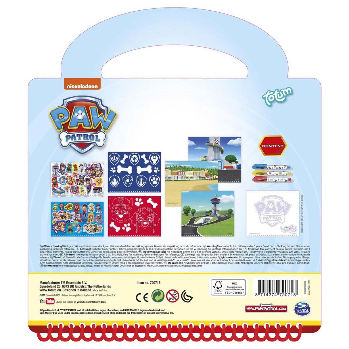 Totum Paw Patrol - Libro di attività