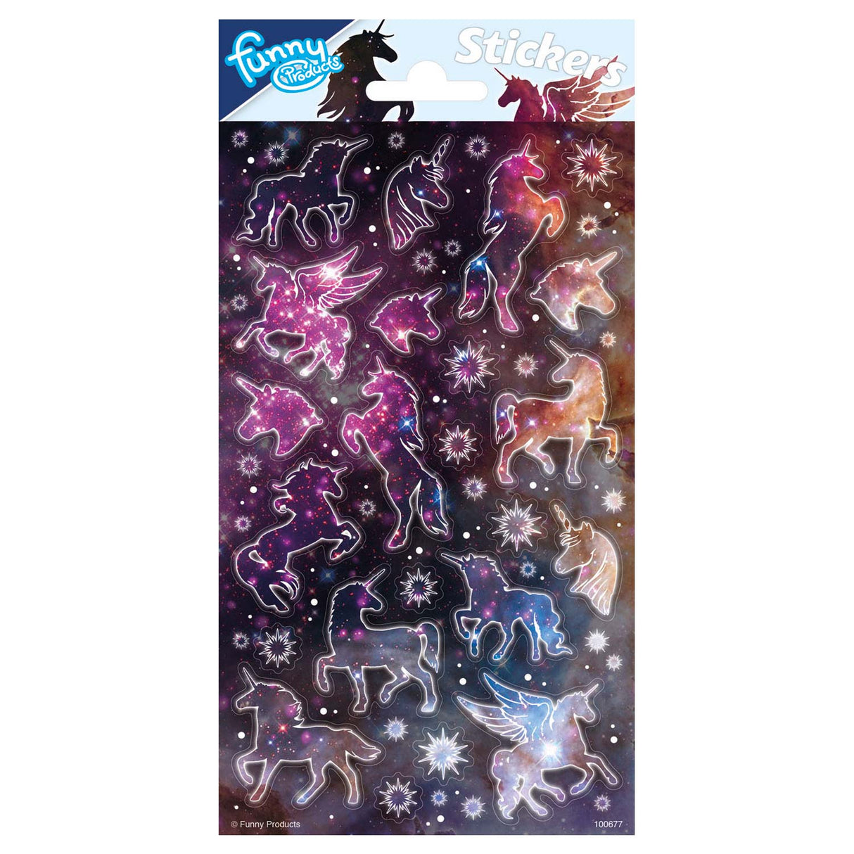 Totum sticker sheet twinkle unicorn