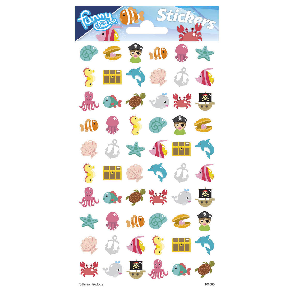 Puffy - Ocean Sticker Sheet