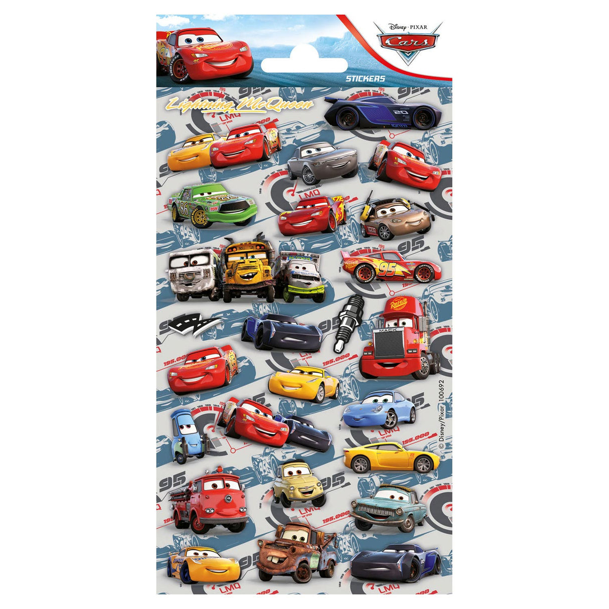 Totum sticker sheet twinkle - cars
