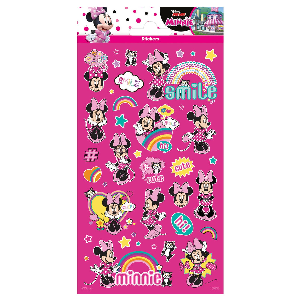 Hoja de pegatinas Totum twinkle - minnie mouse