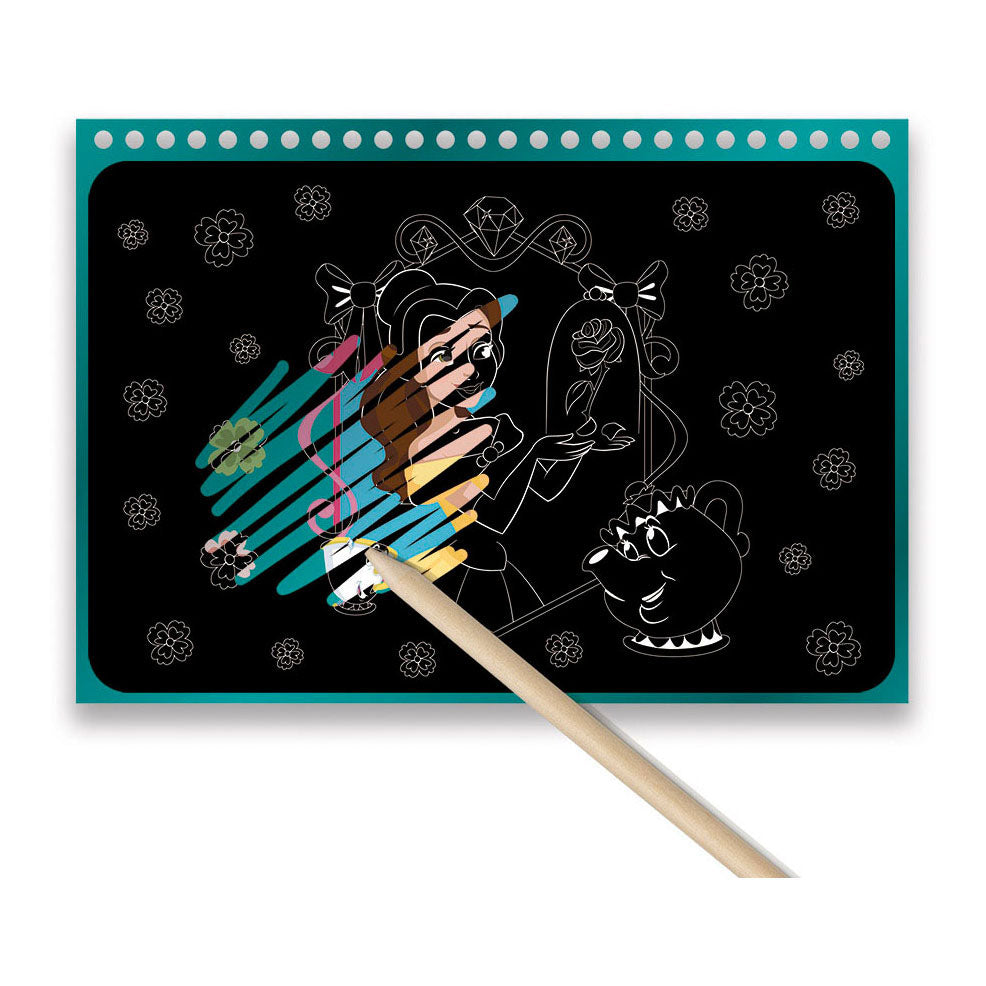 Leabhar Totum Disney Princess Scratch