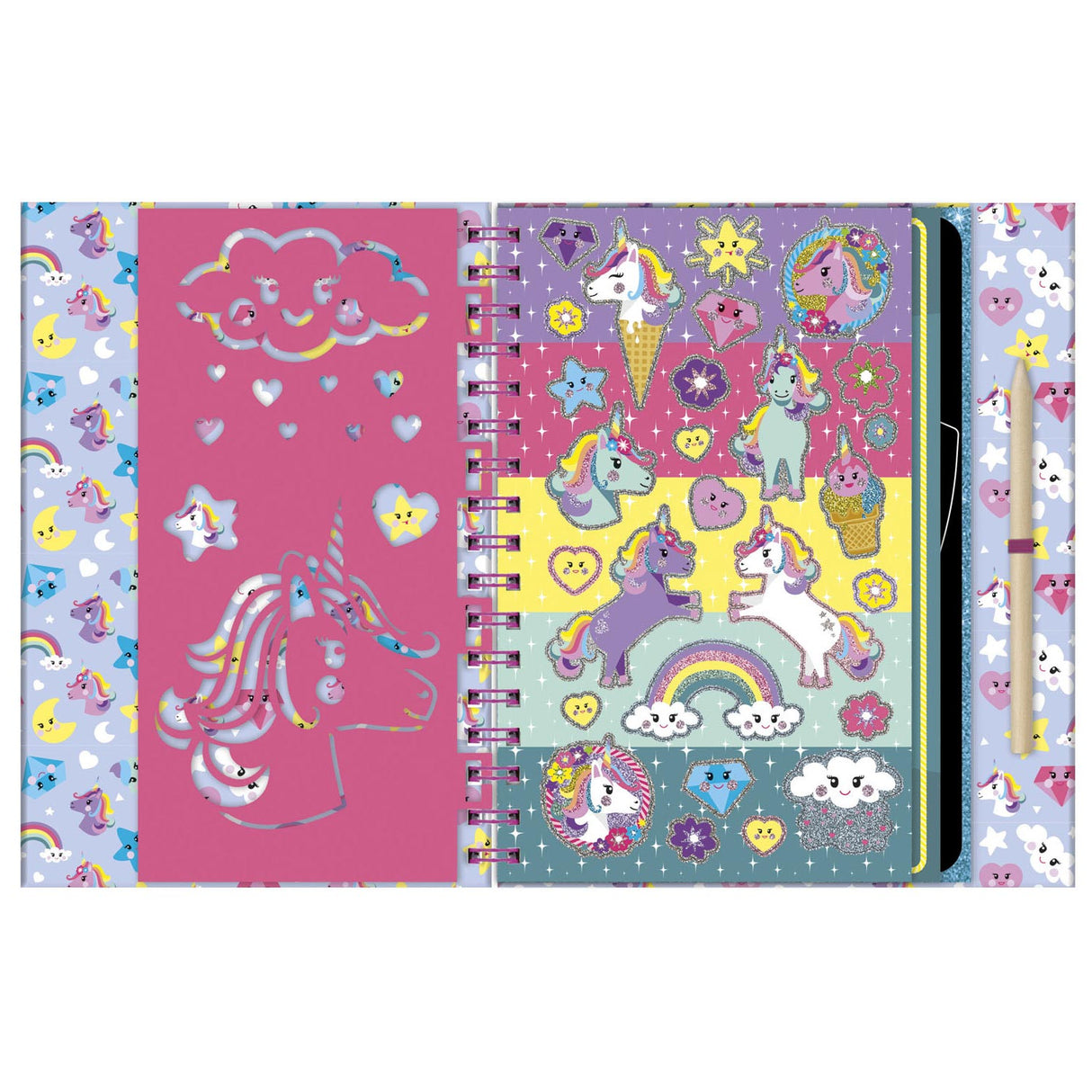 Totum Unicorn - Scratch Book