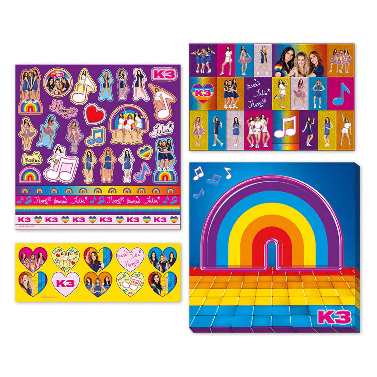 Totum K3 Sticker Set