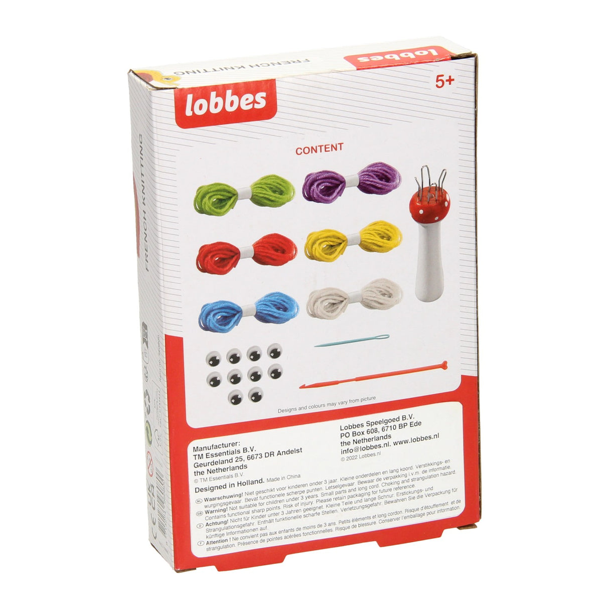 Lobbes knitting mushroom