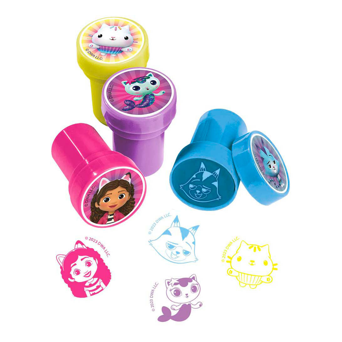 Totum Gabbys Puppenhaus-Stempelset, 10-tlg.