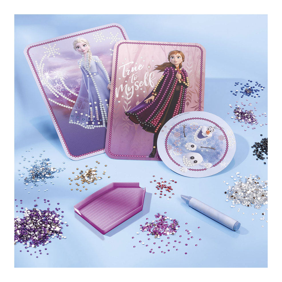 Totum 2in1 Frozen Diamond Painting and Bracelet Making Craft Kit