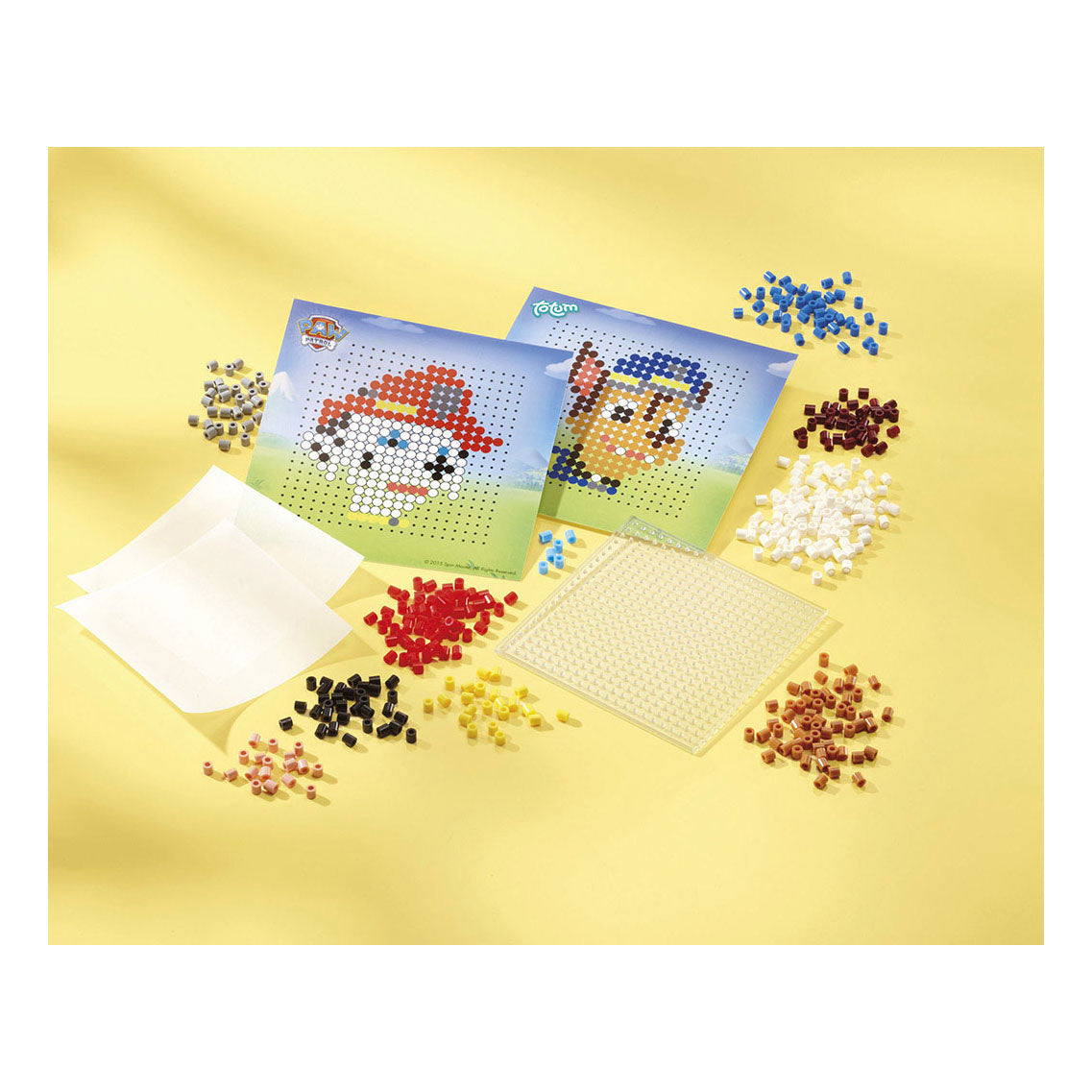 Totum 3in1 Paw Patrol Strijk Kalen, Gypsis Gieten y Pixelkunst Craft Set