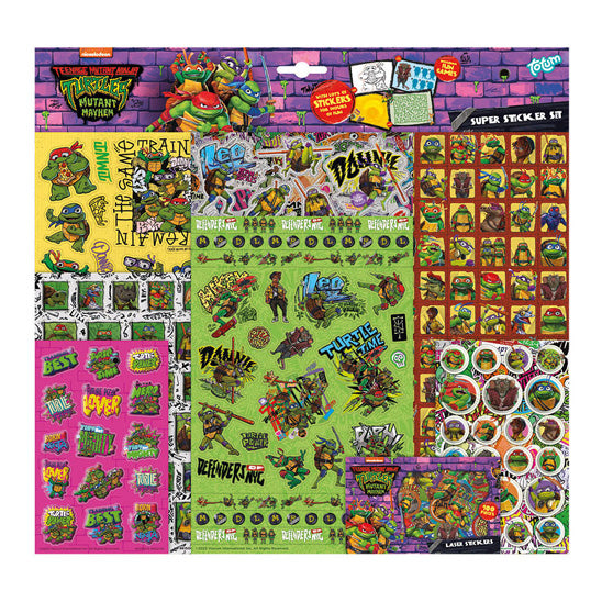 Totum teenage ninja turtles sticker set xl