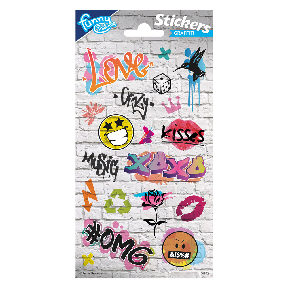 Totum graffiti sticker sheet