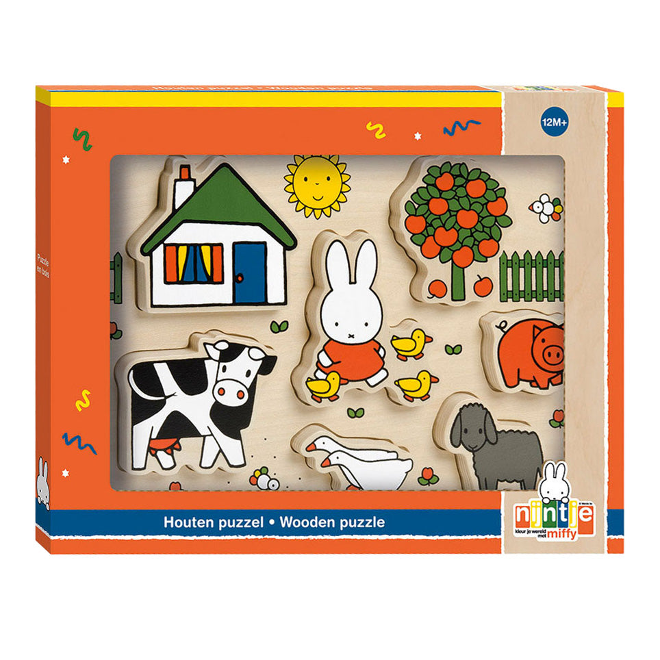 Bambolino Toys Miffy Wooden Puzzle