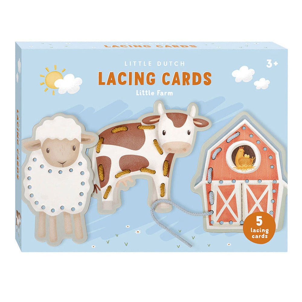 Little Dutch stringing cards set little farm