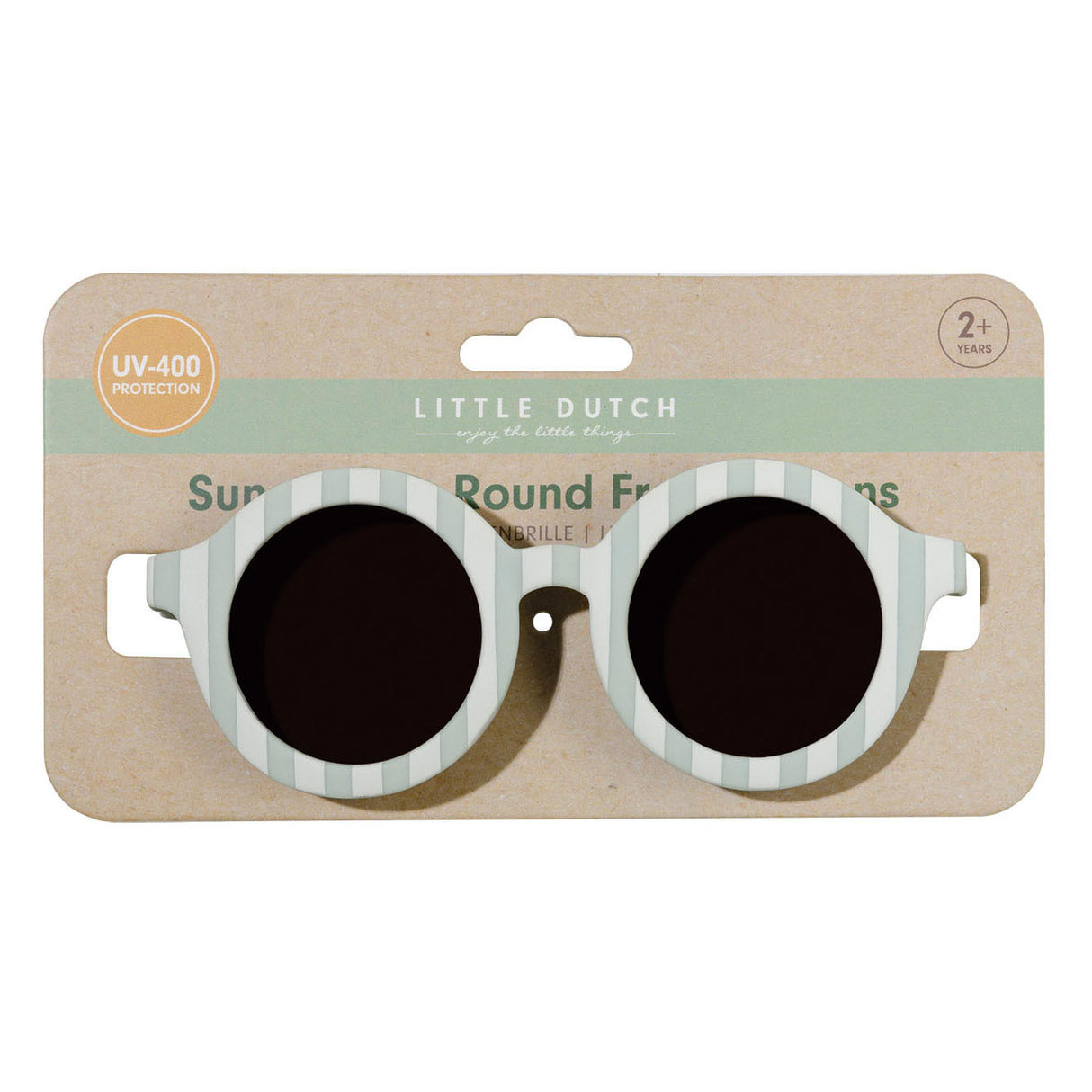 Kleng hollännesch Kanner Sonnebrëll frësch gréng