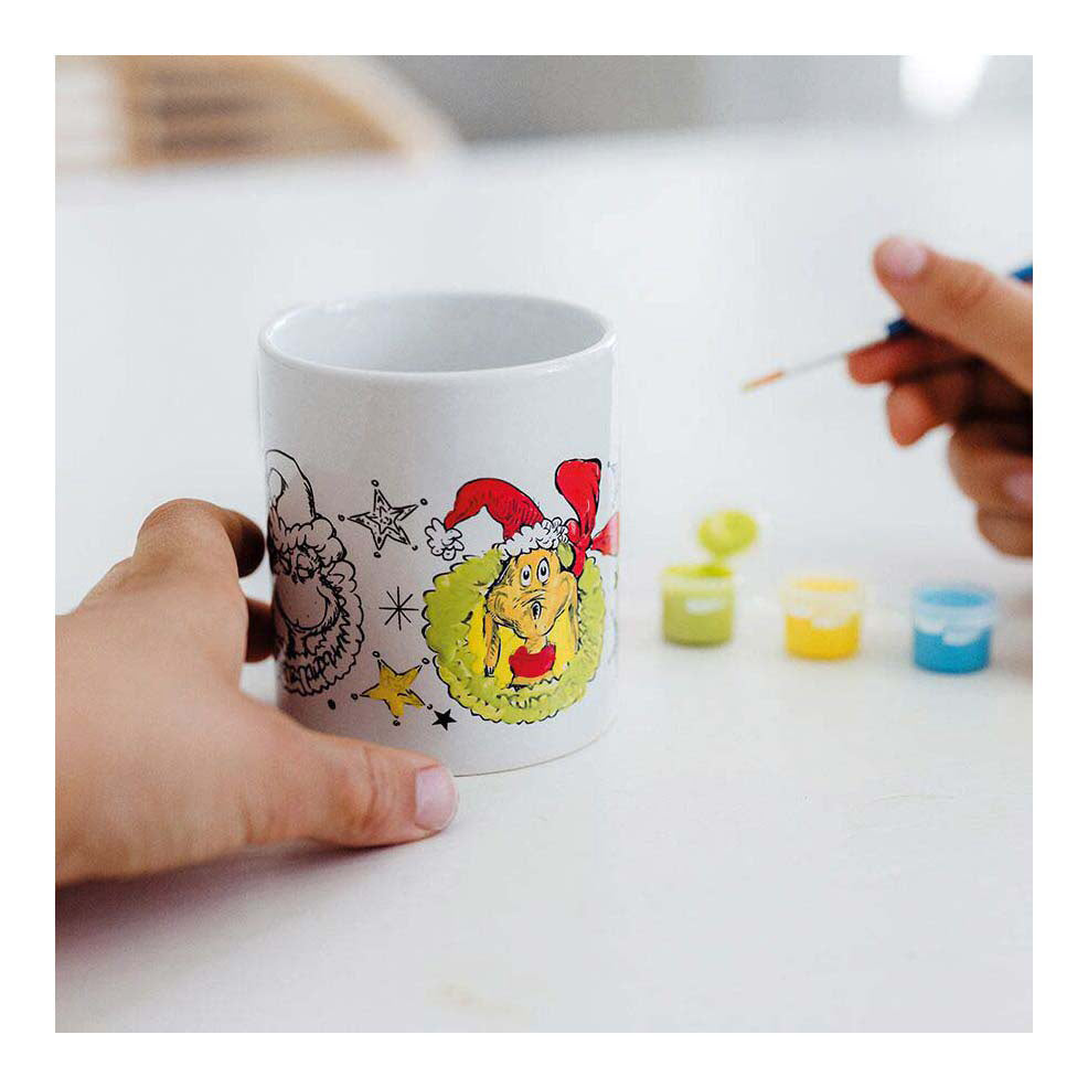 Totum pieškite savo puodelį grinch