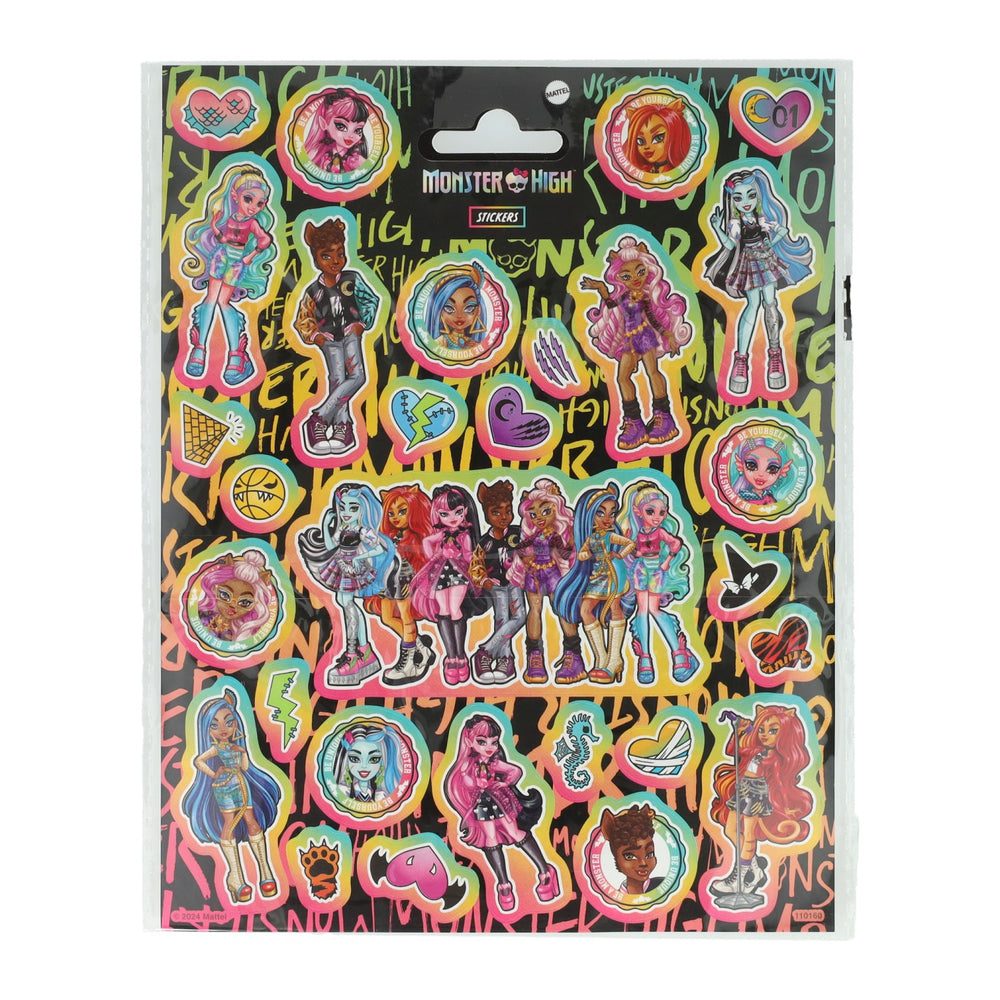 Creative craft group stickers monster high set