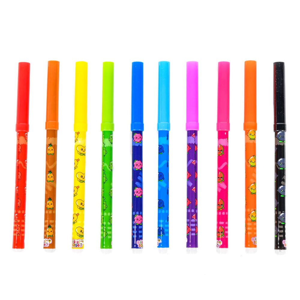 Canenco Fruity Squad Supertip Pens with Scent, 10 pcs.