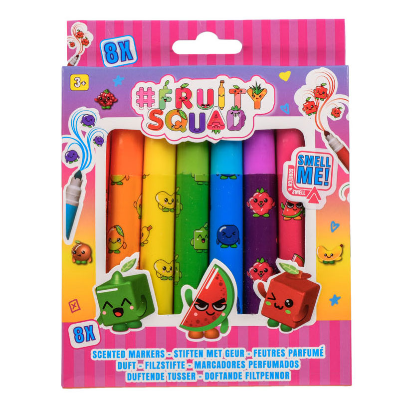 Canenco Fruity Squad Pencils Broad Point with Scent, 8 pcs.