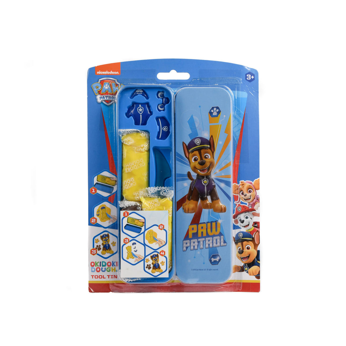 PAW Patrol OkiDoki Clay Storage Tin 3D with Accessories