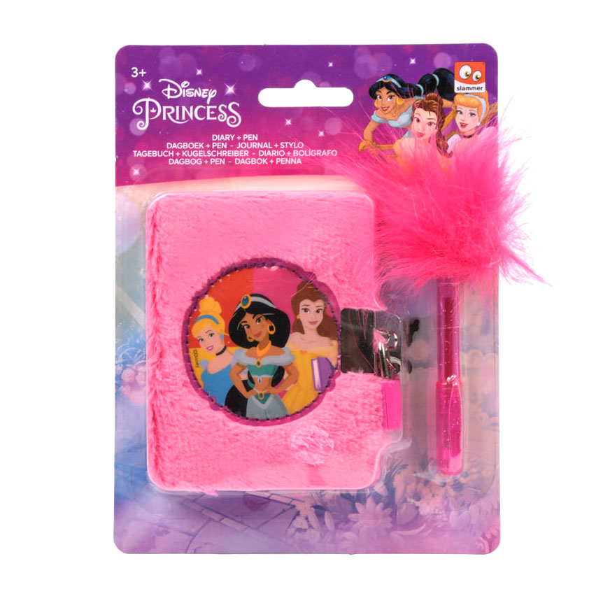 Canenco Disney Princess Diary Plush z piórem