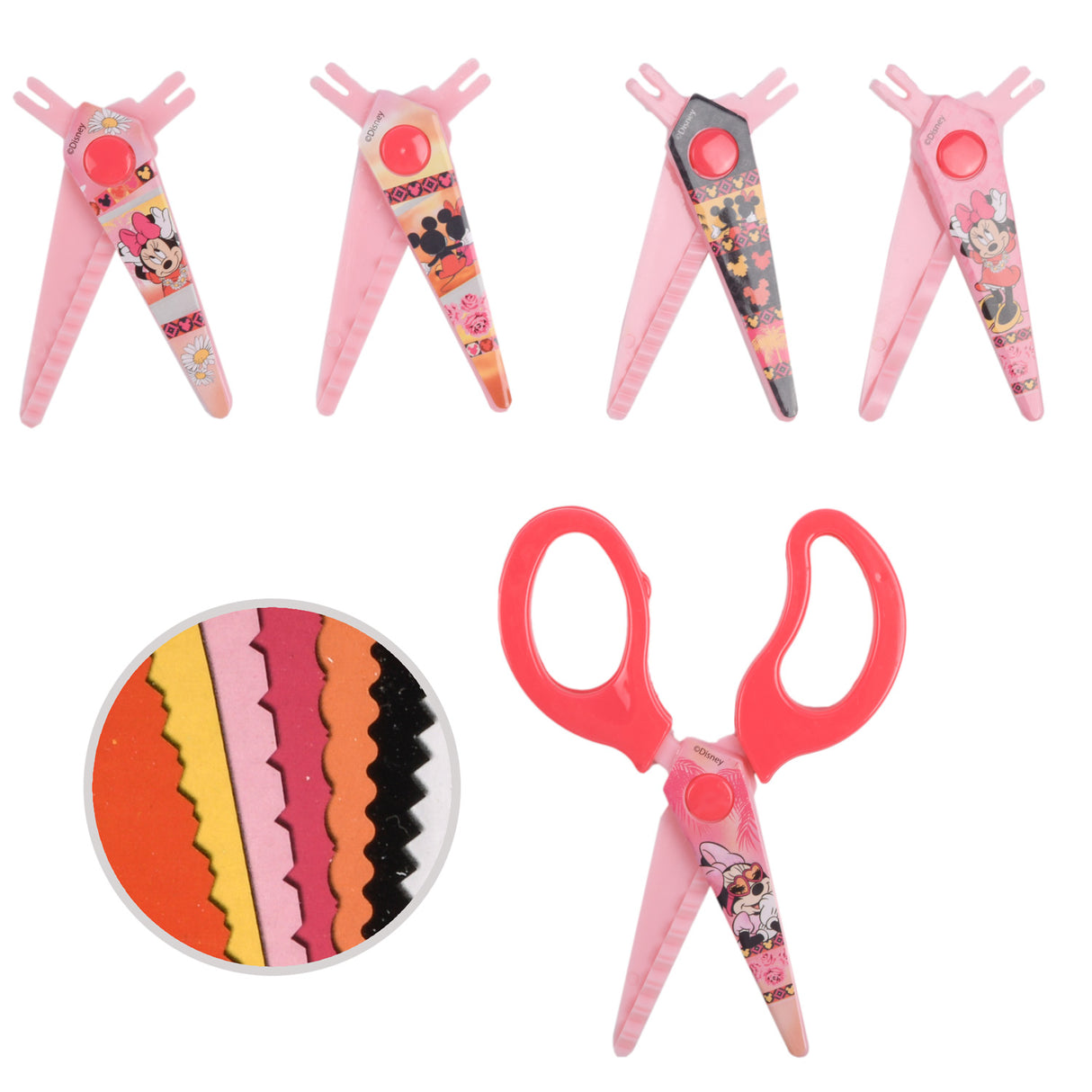 Minnie Mouse Cartel Scissors med 5 kartellmagasiner