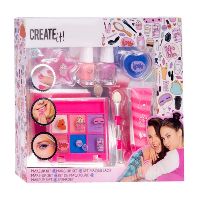 ¡Ciéntalo! Belleza de maquillaje set rosa lila