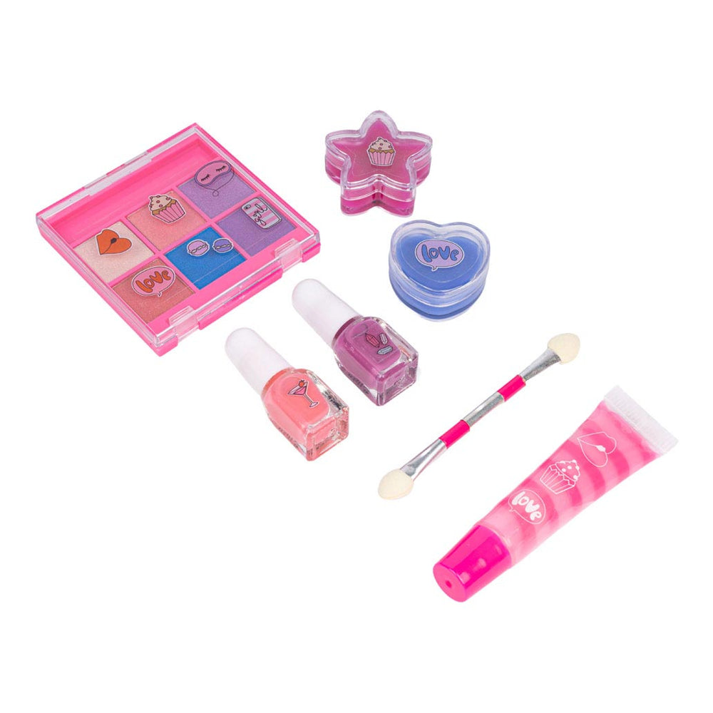 ¡Ciéntalo! Belleza de maquillaje set rosa lila