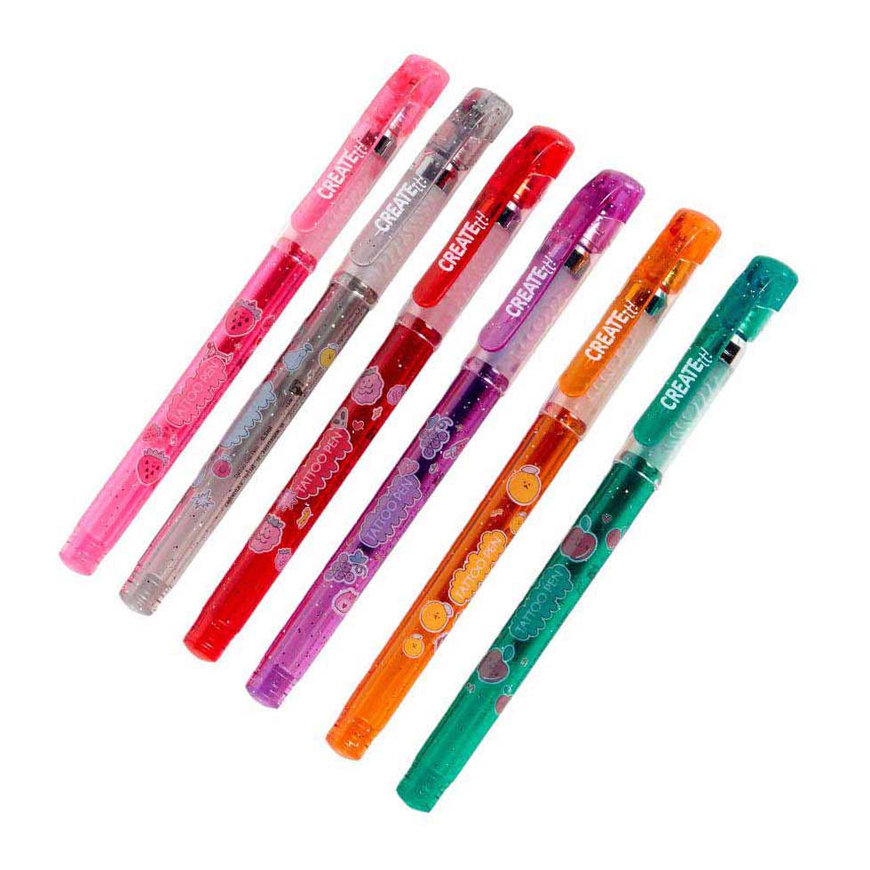 Create it! tattoo gel pens, 6 pcs.