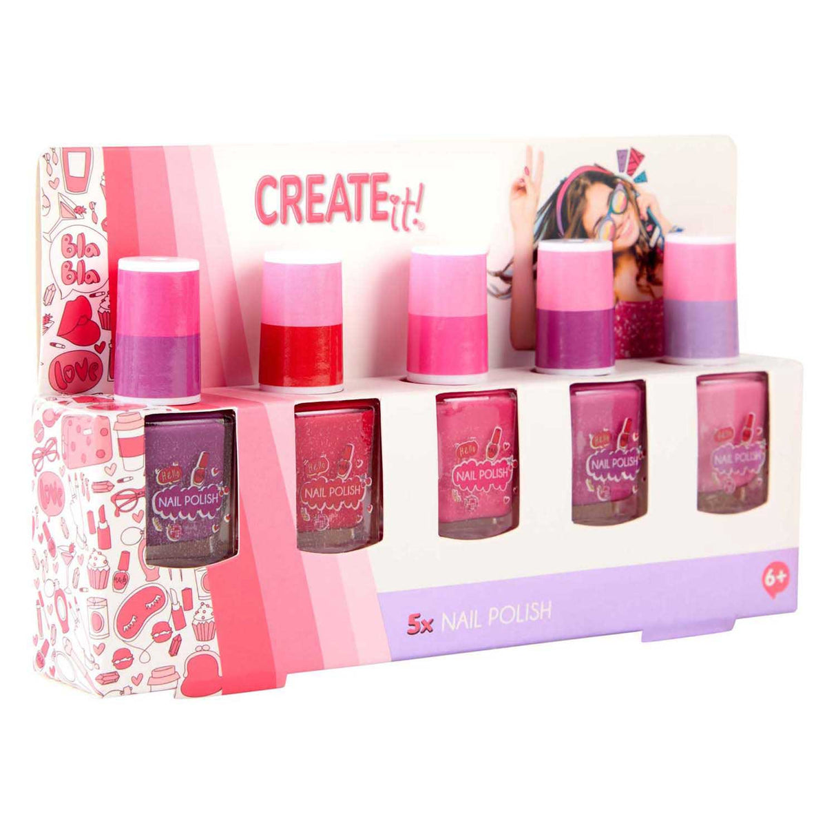 Create it! nail polish, 5 pcs.