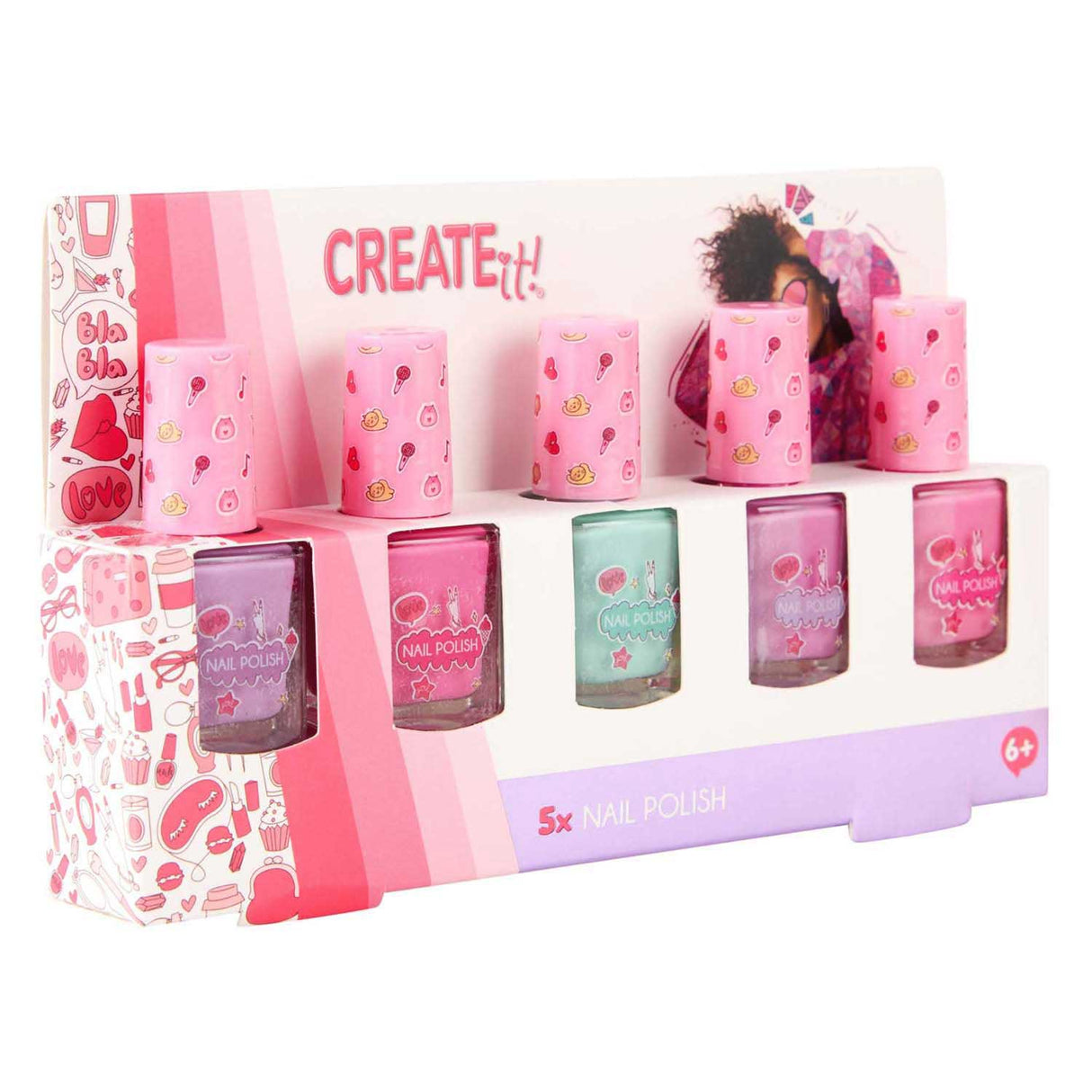 Cruthaigh é! Cumhrán Polainnis Ingne áilleacht, 5 ríomhaire.