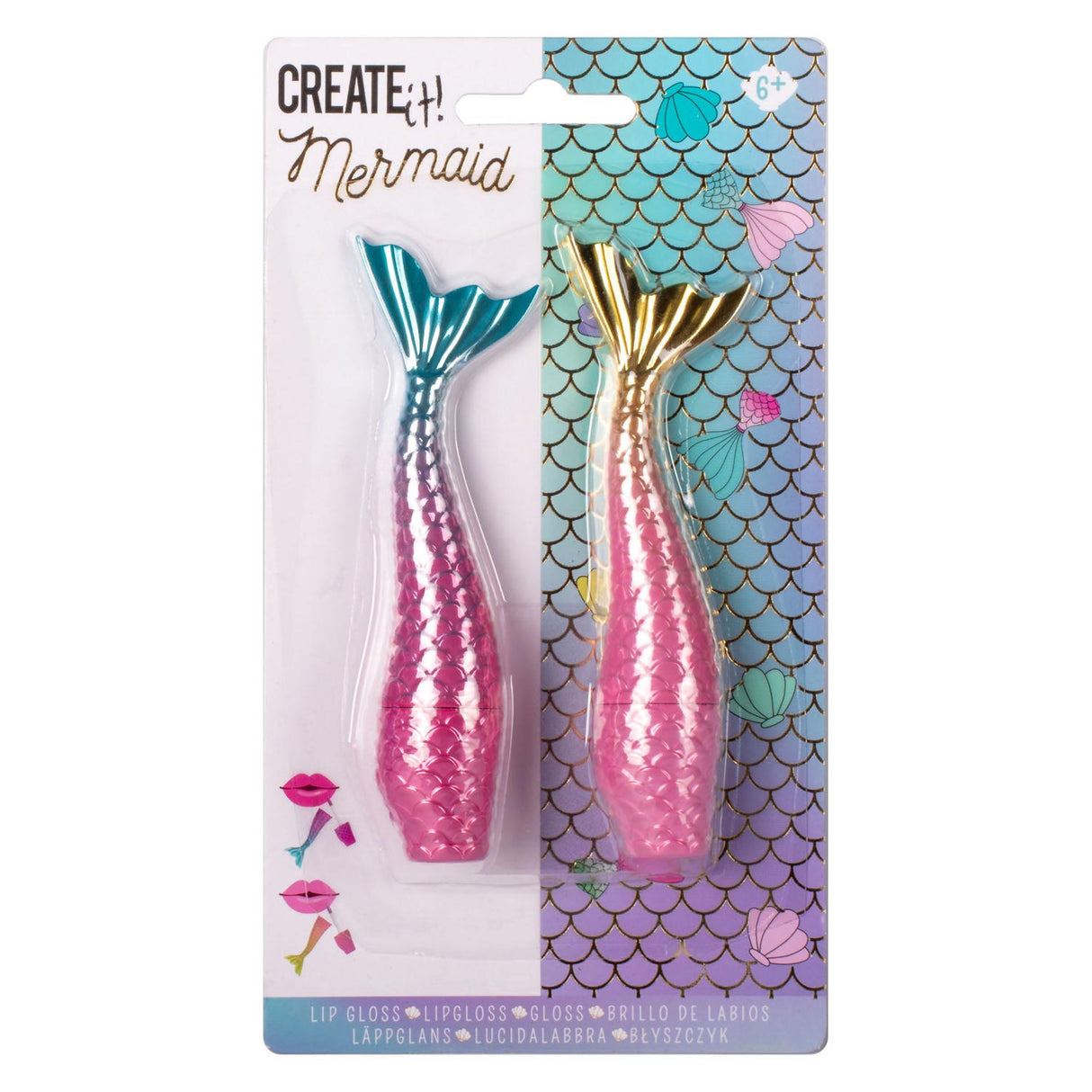 Canenco Mermaid Lip Gloss, 2 pcs.